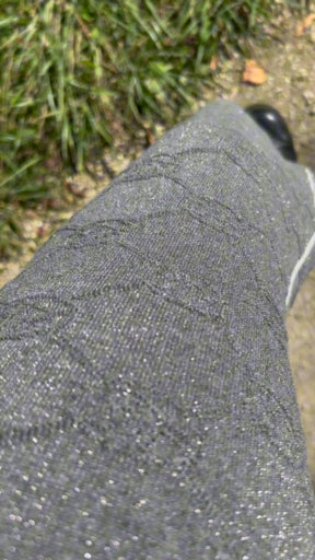 knit polo LS - regular fit - grey